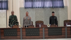 Dandim 1628/KSB Hadiri Paripurna DPRD, Tegaskan Komitmen TNI Mendukung Stabilitas dan Regulasi Daerah