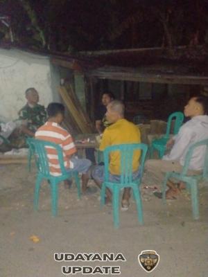 Patroli Malam Koramil 1628-03/Seteluk Wujudkan Keamanan Kondusif di Wilayah Seteluk