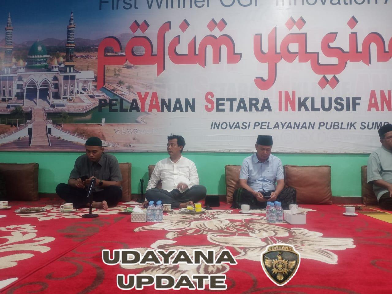 Dandim 1628/KSB Hadiri Forum Yasinan, Perkuat Sinergi Pemerintah–TNI untuk Pelayanan Publik Inklusif