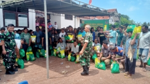 Kodim Kupang Salurkan Bantuan Sosial Sambut Hari Juang Kartika