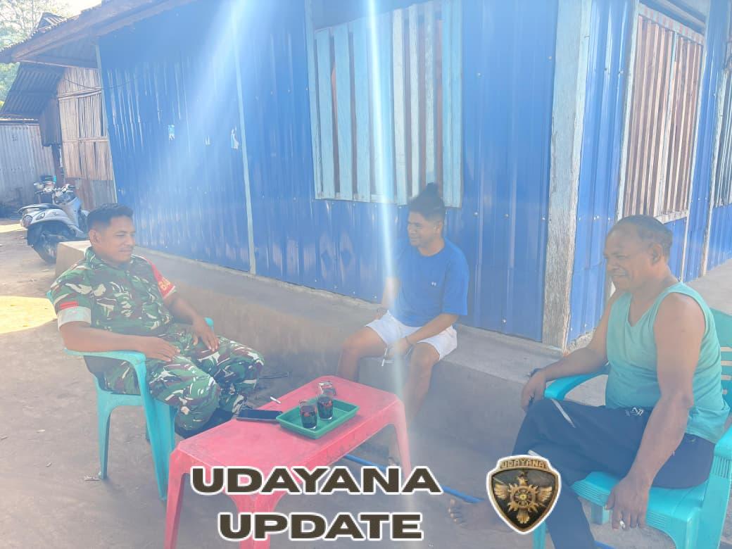 Babinsa Koramil 1602-04/Maurole Gelar Pamwil dan Komsos di Desa Loboniki