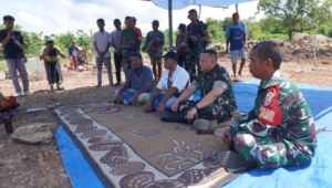 Dandim 1630/Manggarai Barat Tinjau Pembangunan Koperasi Desa Merah Putih di Kecamatan Lembor