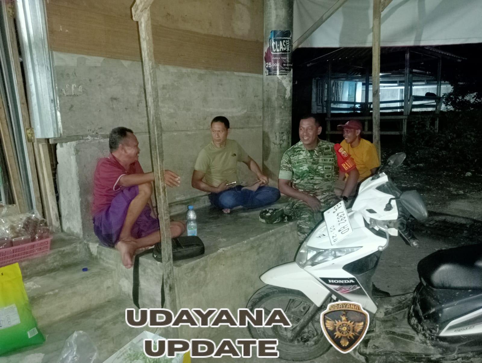 Babinsa Koramil 1628-05/Jereweh Tingkatkan Patroli Malam, Warga Diimbau Jaga Kamtibmas