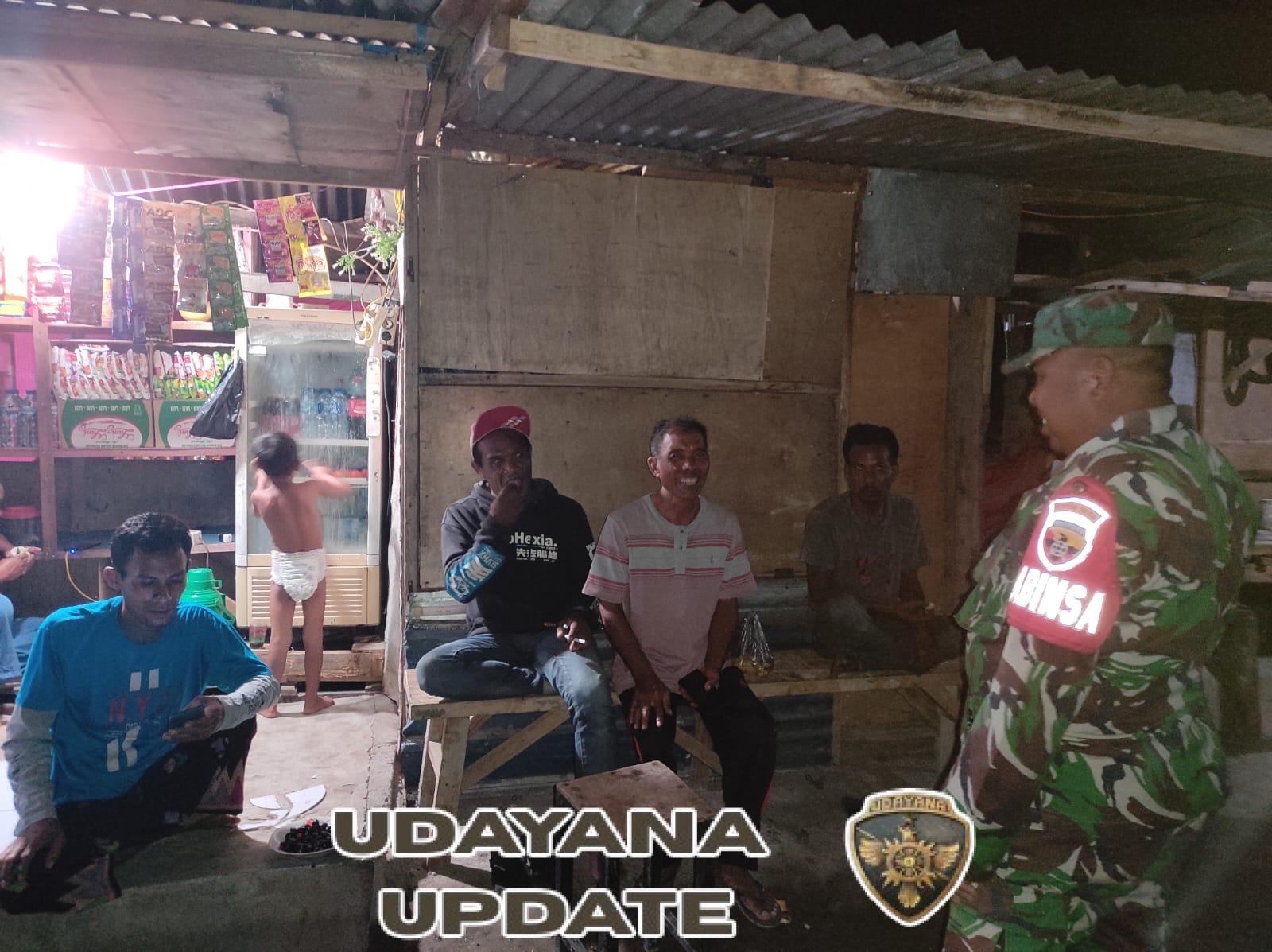 Serda Irwan Temani Warga Songgajah Ronda Malam, Ajak Waspada Bencana