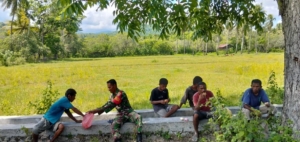 Babinsa Koramil 04/Maurole Laksanakan Komsos dan Pemantauan Wilayah Binaan di Desa Ranokolo