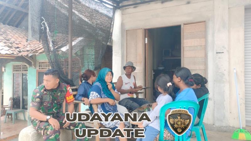 Babinsa Desa Mantar Laksanakan Komsos dan Monitoring Wilayah untuk Jaga Kamtibmas