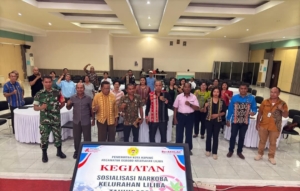 Babinsa Liliba Hadiri Sosialisasi Bahaya Narkoba Tahun 2025