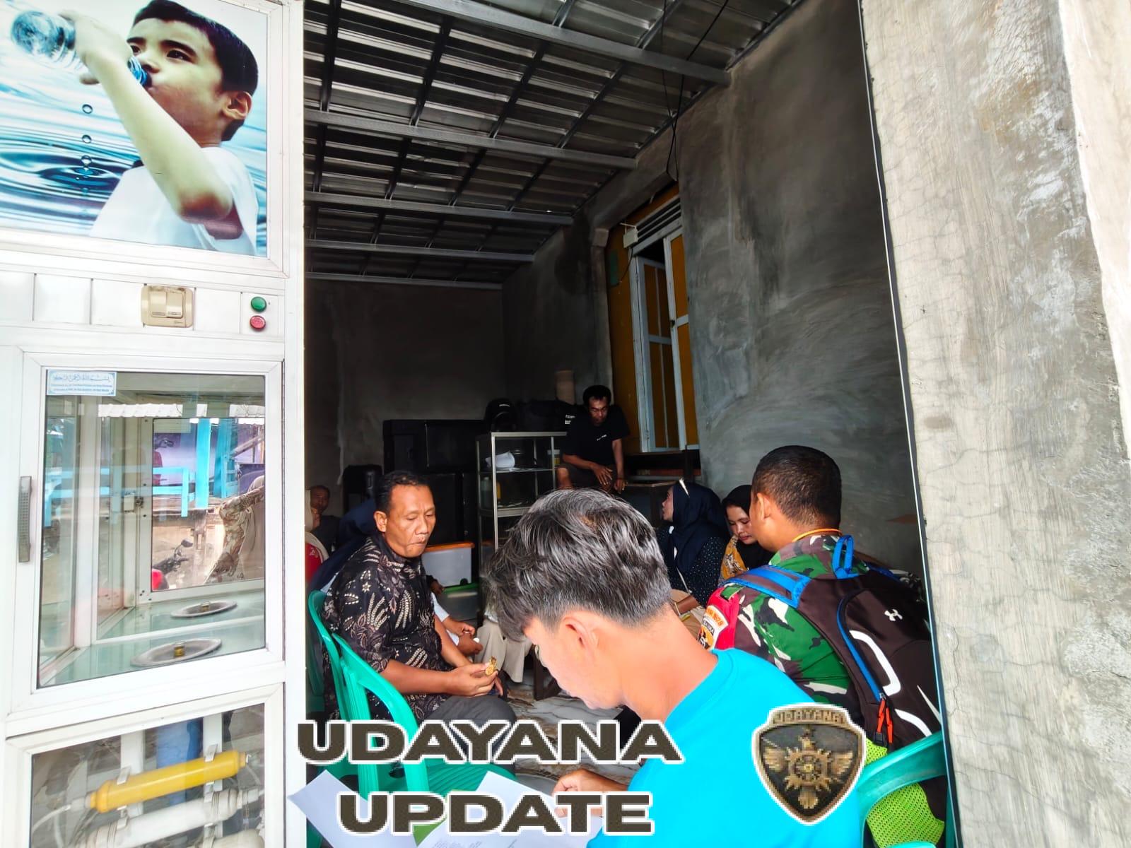 Babinsa Kelurahan Sampir Dampingi Pengisian Data Profil Desa/Kelurahan Secara Online