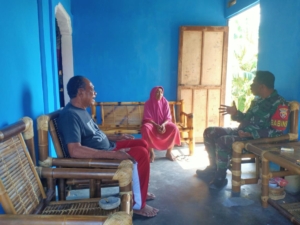 Sertu Muhajir Moka Ajak Pemdes Dulolong Perkuat Stabilitas Keamanan Wilayah