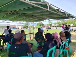 Babinsa Tamekan Tingkatkan Sinergi Lewat Komsos Bersama Ketua BPD dan Ketua PKK