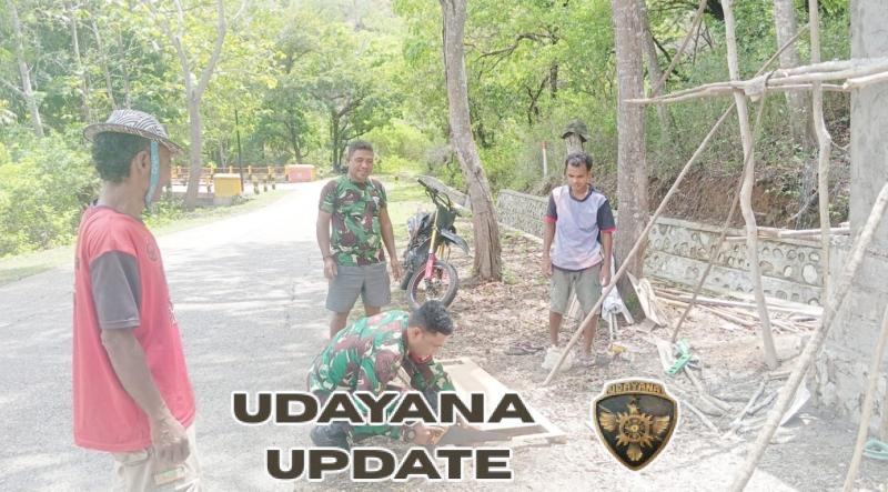 Koptu Natalino De Jesus Wujudkan Kemanunggalan TNI–Rakyat Lewat Gotong Royong