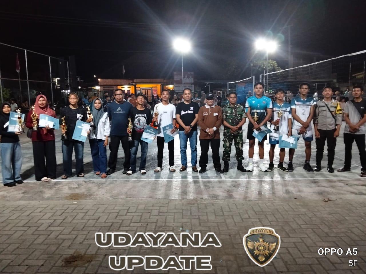 Penutupan Turnamen Volly Ball Camat Cup Seteluk 2025 Berlangsung Meriah, Koramil 1628-03/Seteluk Tegaskan Dukungan pada Pembinaan Olahraga