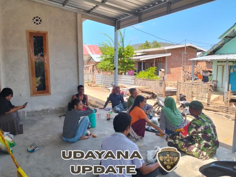 Babinsa Desa Goa Laksanakan Komsos dan Patroli Wilayah, Warga Diimbau Jaga Kesehatan dan Kebersihan Lingkungan