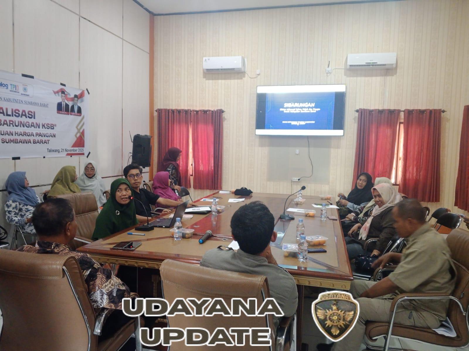 Pemkab Sumbawa Barat Sosialisasikan Aplikasi Sibarungan, Kodim 1628/KSB Dukung Penguatan Pemantauan Harga Pangan