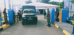 Pelabuhan Pantai Baru Kondusif, Babinsa Pastikan Keberangkatan Kapal Berjalan Lancar