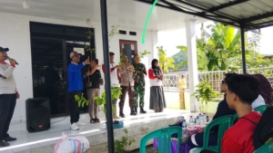 Babinsa Desa Batu Putih Hadiri Kegiatan Penanaman Pohon Bersama PT AMNT, Wujudkan Komitmen Pelestarian Lingkungan