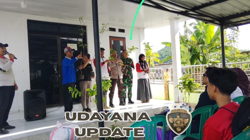 Babinsa Desa Batu Putih Hadiri Kegiatan Penanaman Pohon Bersama PT AMNT, Wujudkan Komitmen Pelestarian Lingkungan