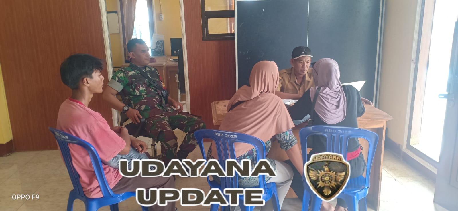 Babinsa Poto Tano Intensifkan Monitoring Wilayah dan Komsos Bersama Perangkat Desa