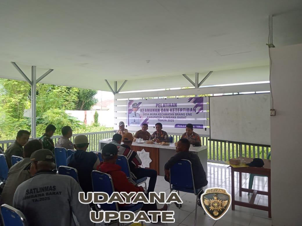 Babinsa Desa Mura Beri Pelatihan Kamtibmas, Perkuat Kemampuan Linmas dan Keamanan Desa