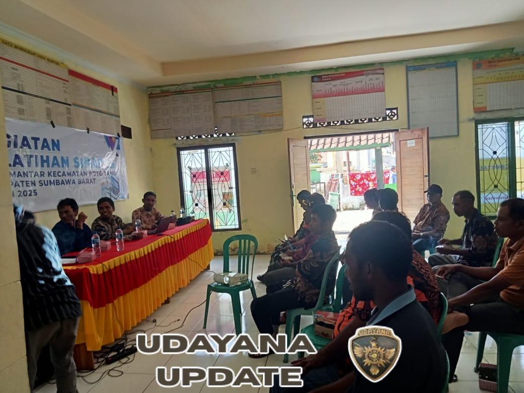 Babinsa Desa Mantar Hadiri Pelatihan SIPADES dan Pelatihan Web Desa Tahun 2025.