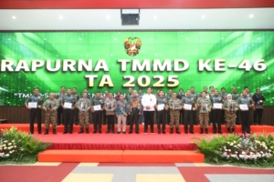 Kodim 1606 Mataram Raih Penghargaan di Rapurna TMMD