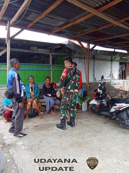 Cegah Perpecahan, Babinsa Tuamese Ingatkan Warga Waspadai Berita Hoaks