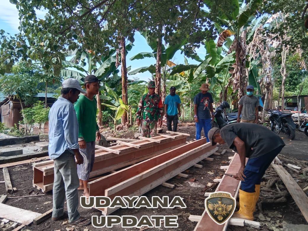 Babinsa Koramil 1602-04/Maurole Gelar Pamwil dan Karya Bhakti di Desa Je’o Du’a