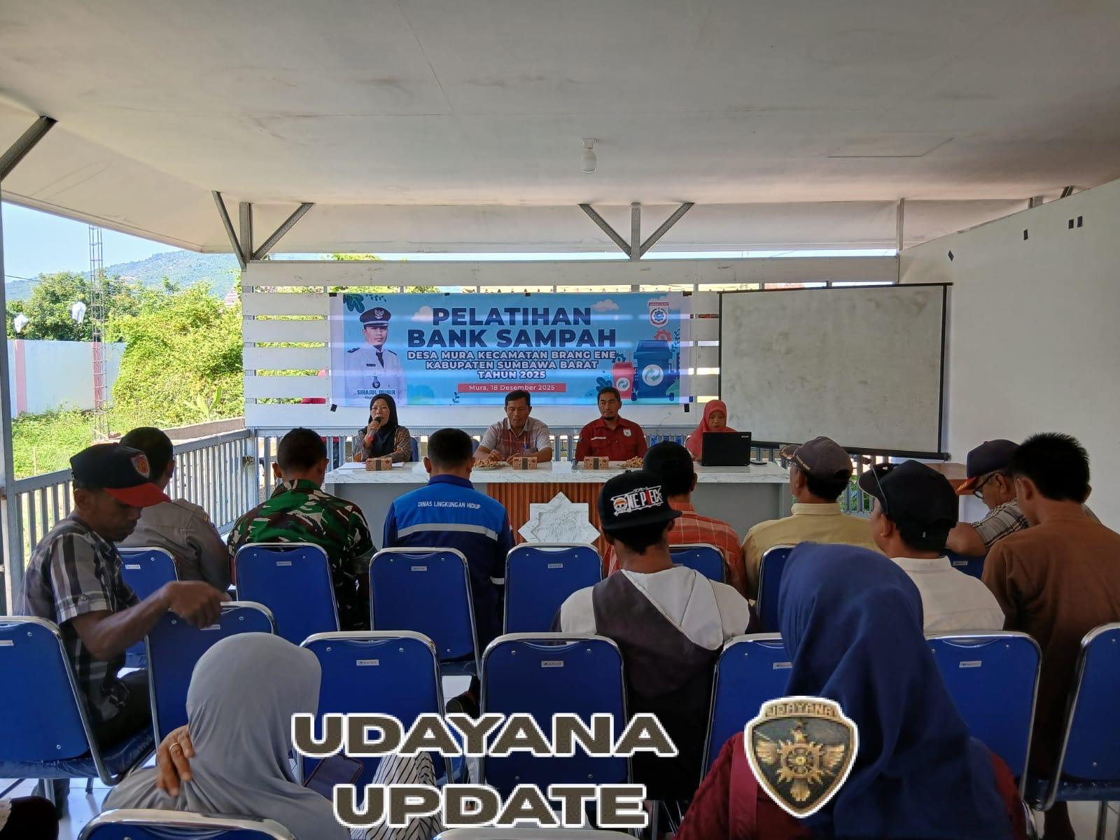 Babinsa Koramil Taliwang Hadiri Pelatihan Bank Sampah Desa Mura Tahun 2025