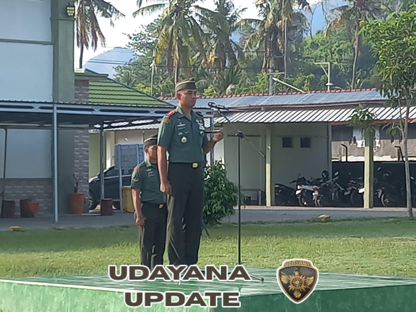 Kodim 1628/Sumbawa Barat Gelar Upacara Bendera Rutin 17 Desember 2025