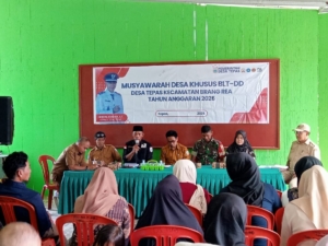 Babinsa Desa Tepas Kawal Musdesus BLT-DD 2026 Demi Transparansi dan Ketepatan Sasaran