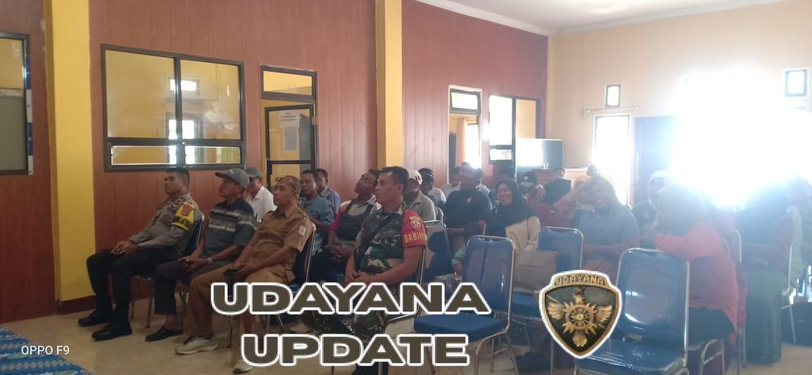 Babinsa Poto Tano Hadiri Musyawarah Desa Bahas RKPDES Tahun Anggaran 2026