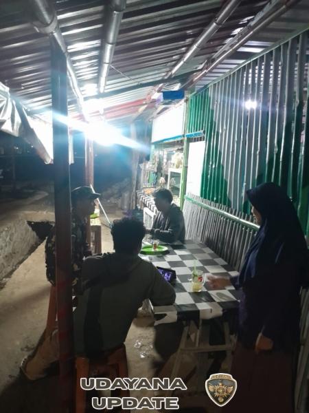 Koramil Poto Tano Laksanakan Patroli Malam, Jaga Kamtibmas Wilayah Binaan