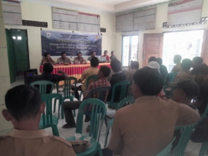 Babinsa Desa Mantar Hadiri PKM Pembangunan dan Review Desain Embung Omal Sapa