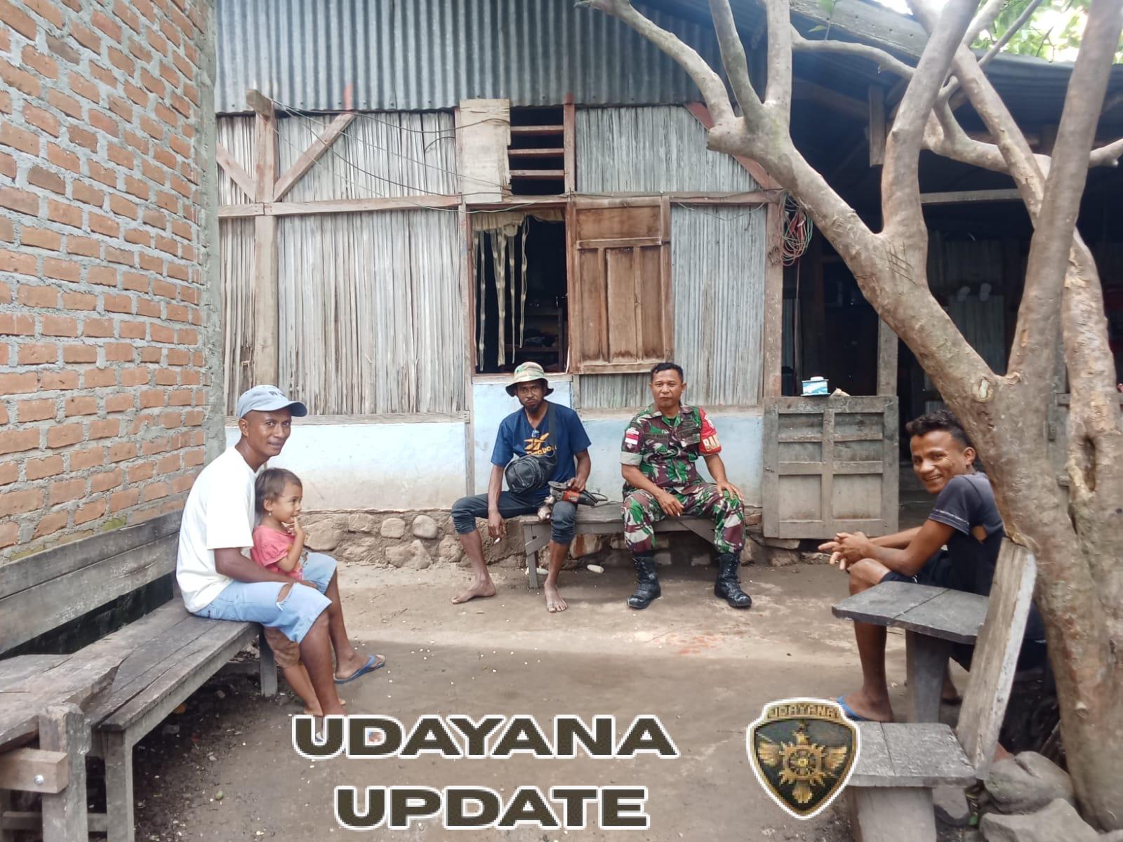 Babinsa Desa Oekopa Ingatkan Warga Tidak Melepas Hewan Ternak Sembarangan