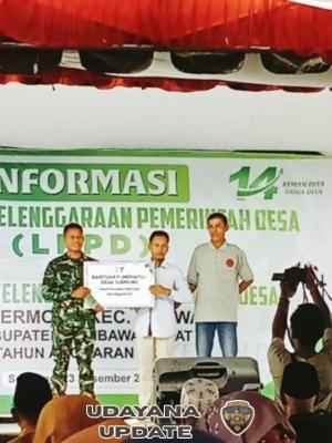 Babinsa Taliwang Hadiri Penutupan Lomba Harla ke-14 Desa Sermong Tahun 2025