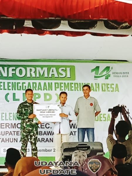 Babinsa Taliwang Hadiri Penutupan Lomba Harla ke-14 Desa Sermong Tahun 2025