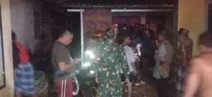 Babinsa Desa Aik Dewa Laksanakan Patroli Kongkow-Kongkow, Imbau Warga Aktifkan Siskamling