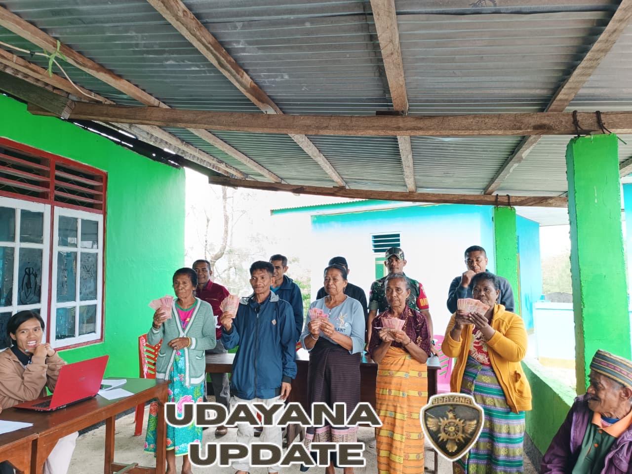 Babinsa Koramil 1618-02/Miobar Perkuat Kepercayaan Publik Lewat Pengawalan BLT Dana Desa