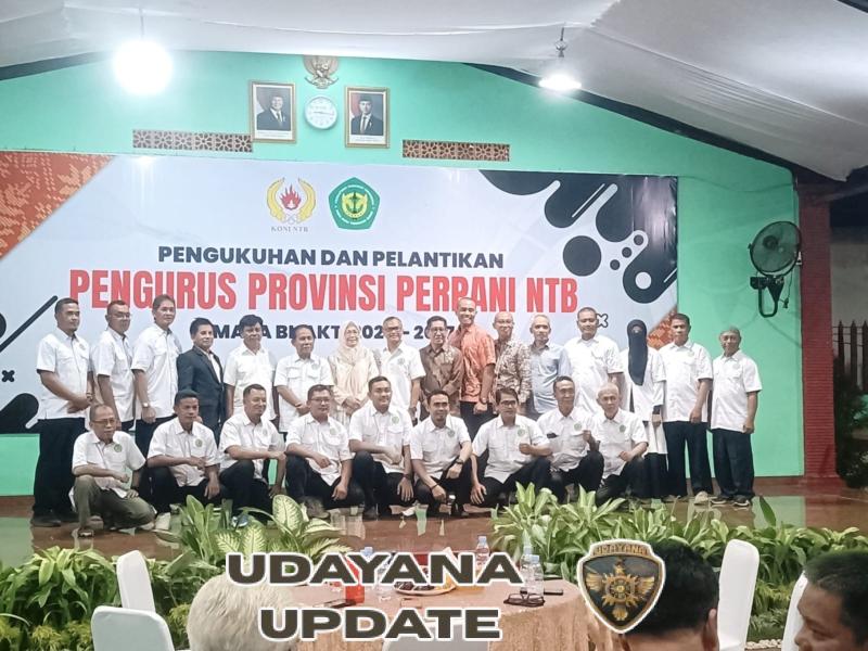 Dandim 1628/Sumbawa Barat Hadiri Pengukuhan Pengurus PERPANI NTB Masa Bhakti 2023–2027
