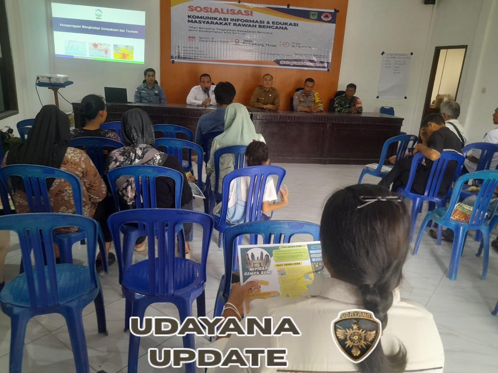 Warga Pemenang Timur Diperkuat Edukasi Siaga Bencana