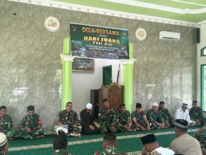 Kodim 1614/Dompu Gelar Doa Bersama Peringati Hari Juang Kartika TNI AD ke-80