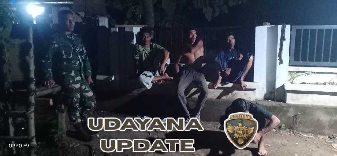 Patroli Malam Koramil Poto Tano, Tingkatkan Keamanan dan Ketertiban Warga