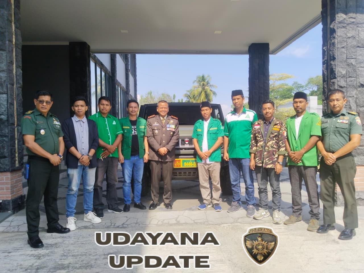 Pererat Sinergi, GP Ansor Bersilaturahmi dengan Dandim 1608/Bima