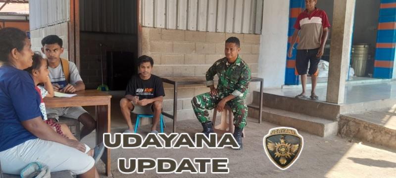 Babinsa Koramil 1618-04/Bisel Tingkatkan Pemantauan Wilayah, Ajak Warga Jaga Kamtibmas Jelang Tahun Baru