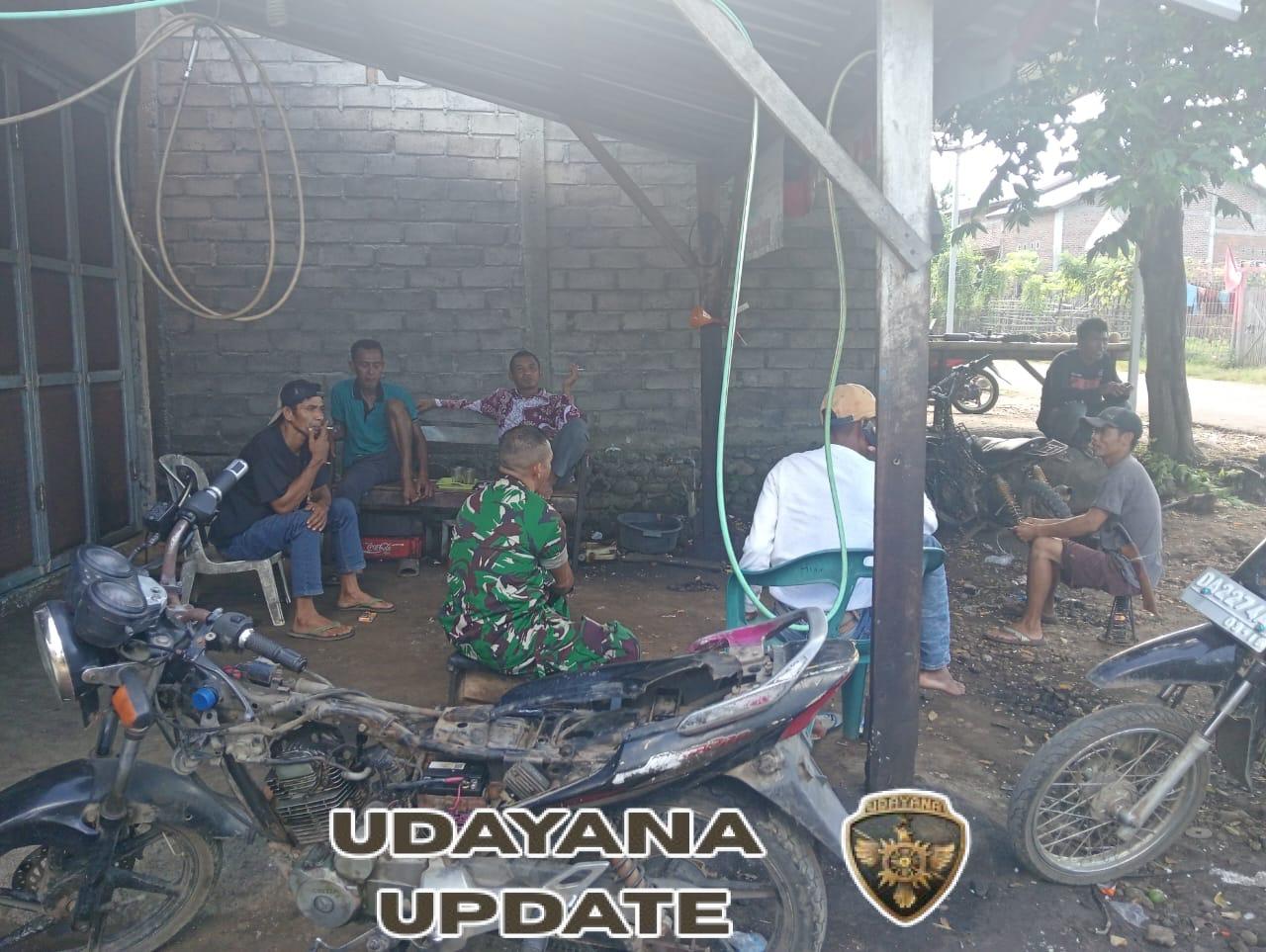 Babinsa Karamabura Ingatkan Warga Soal Ternak Liar Jelang Musim Tanam