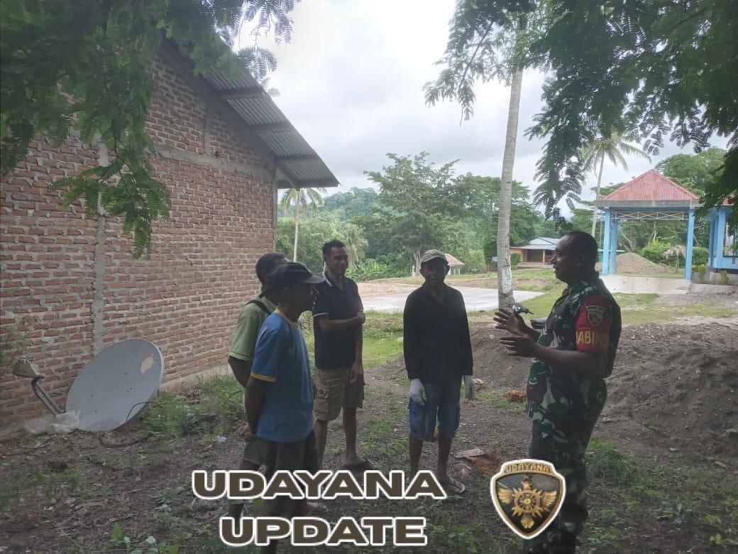 Babinsa Koramil 1618-05/Biut Laksanakan Monitoring Wilayah di Desa Sapaen