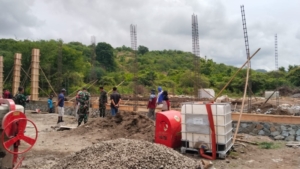 Babinsa Belo Dampingi PT Agrinas Cek Progres Pembangunan Koperasi Merah Putih