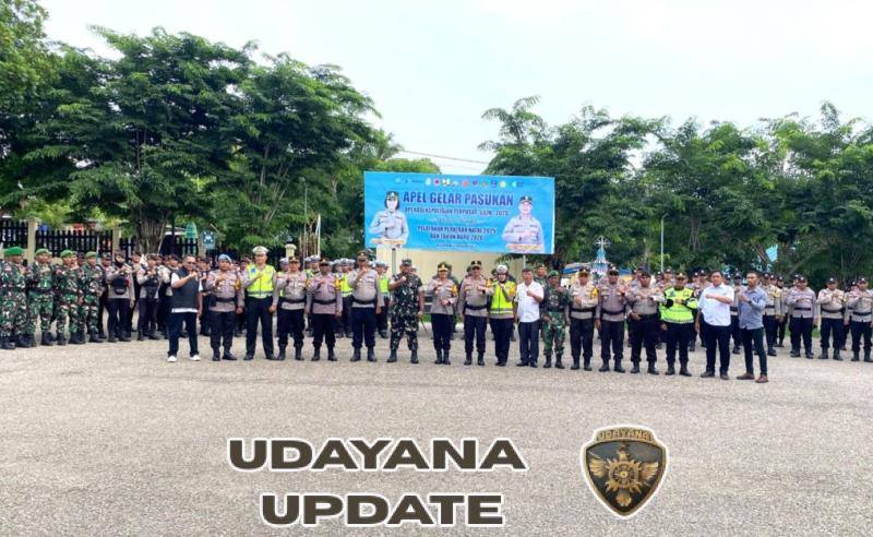 Sinergritas TNI–Polri, Dandim 1618/TTU Bersama Kapolres TTU Menggelar Apel Gabungan