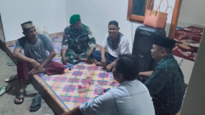 Koramil Sekongkang Gelar Patroli Malam, Imbau Warga Jaga Kamtibmas