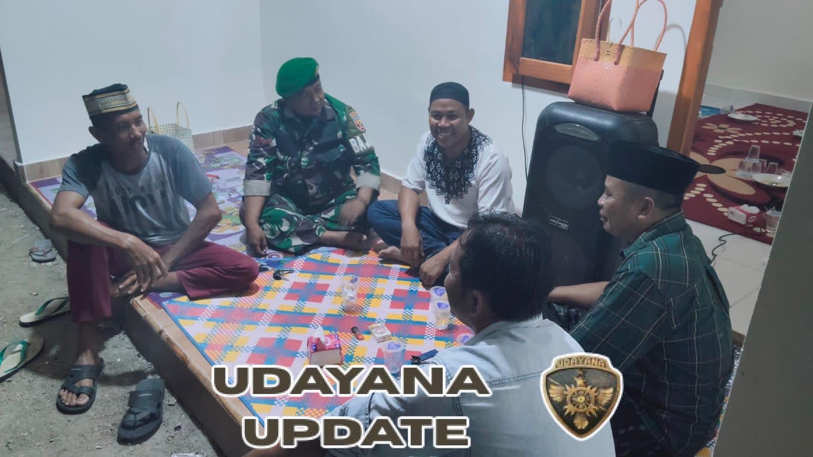 Koramil Sekongkang Gelar Patroli Malam, Imbau Warga Jaga Kamtibmas